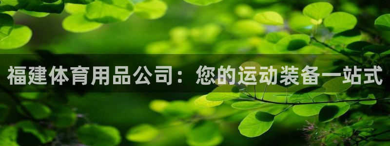 欧陆娱乐平台总代理：福建体育用品公司：您的运动装备一
