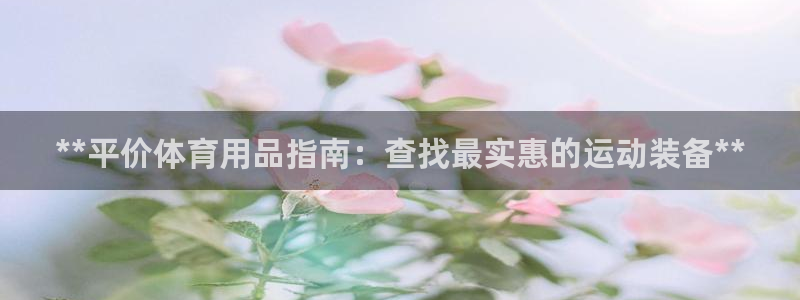 欧陆娱乐怎么注册会员账号啊：**平价体育用品指南：查