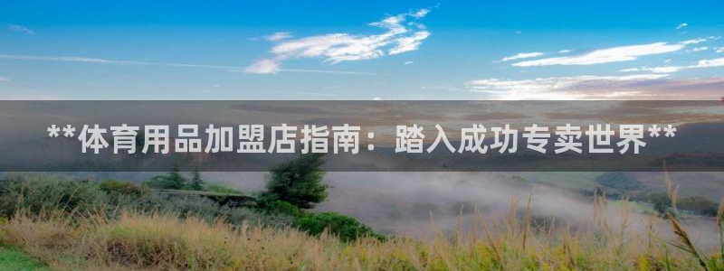 欧陆娱乐推广奖金多少：**体育用品加盟店指南：踏入成