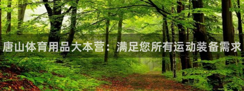 欧陆娱乐欢迎访问：唐山体育用品大本营：满足您所有运动装备需求